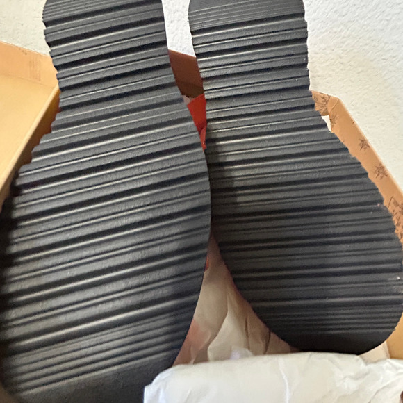 Free People Orange Multicolor Platform Sandals - Picture 8 of 9